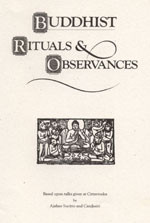 Buddhist Rituals & Observances